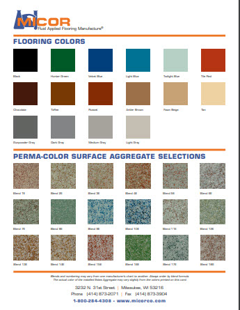 MICOR FLOORING COLORS